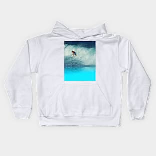 Surfing Girl Kids Hoodie